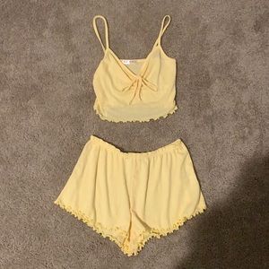 Yellow 2 piece set